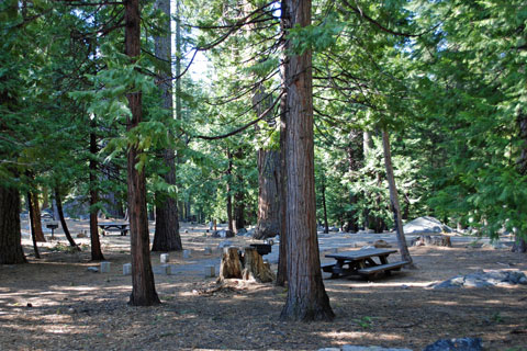 Ice House Campground at Ice House Reservoir, Eldorado National Forest, CA