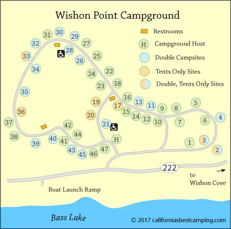 Wishon Point Campground Bass Lake