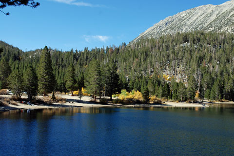 Beach at Rock Creek Lake,  Inyo National Forest, CA