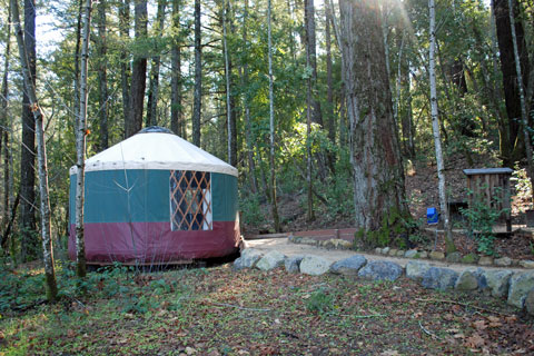 Yurt in Bothe-Napa Valley State Park, CA