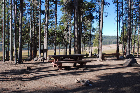 Medicine Campground at Medicine Lake