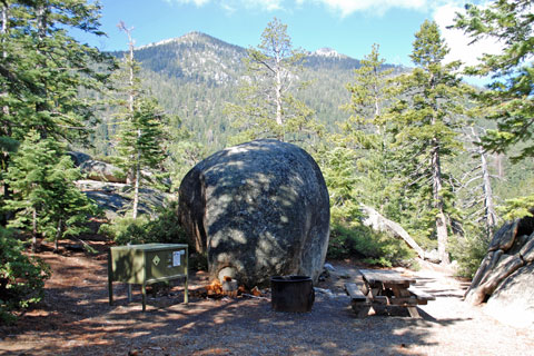 Campsite at D. L. Bliss State Park, Lake Tahoe