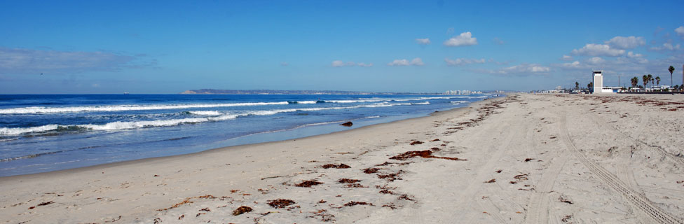 Silver Strand  Beach, San Diego County, California