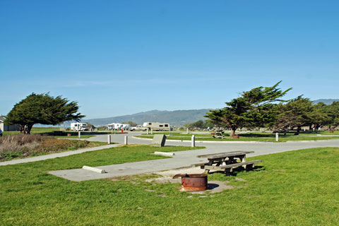 Francis Beach Campground, Half Moon Bay State Beach, CA