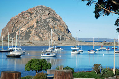 Morro Rock and Morro Bay,  Southern California campgrounds