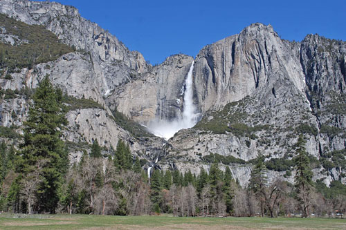 Yosemite Falls, Yosemite National Park, Central California campgrounds