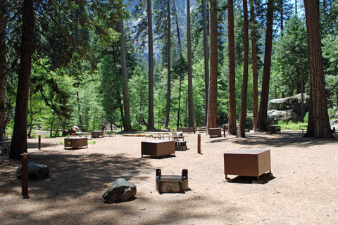 Backpackers Camp at North Pines Campground, Yosemite National Park