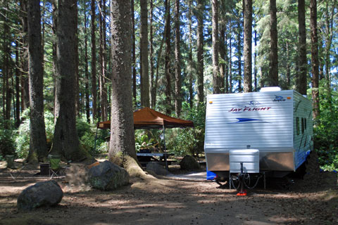 Abalone Campground, Patrick's Point State Park, CA