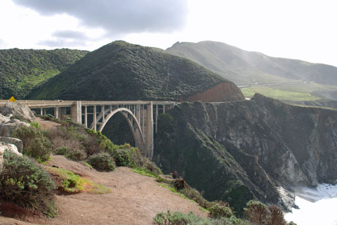 Bixby Bridge along Big Sur coast, CA