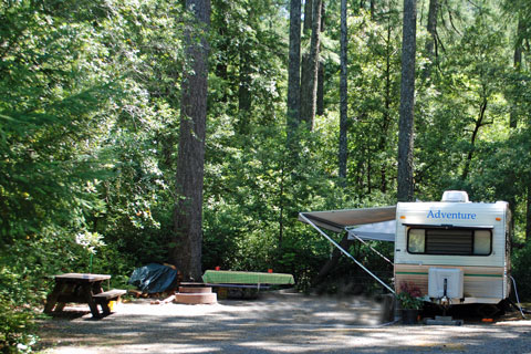 Patrick Creek Campground, Six Rivers National Forest, CA