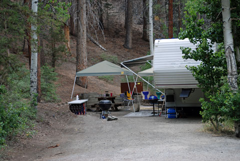 Reseversed Creek Campground, June Lake Loop, CA