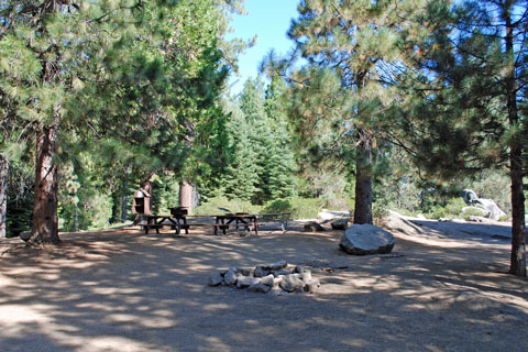 Campground at Camp Edison, Shaver Lake, Sierra National Forest, CA