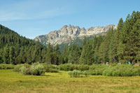Sierra Buttes, Plumas National Forest,  Northern California campgrounds