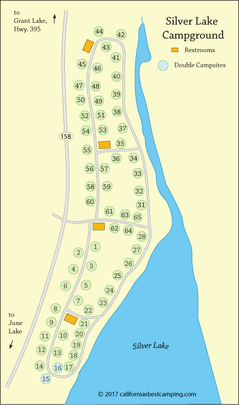 Silver Lake Campground California Map - Desiri Gwendolin