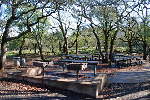 Spring Lake Group Campground, Spring Lake Regional Park, Santa Rosa, CA