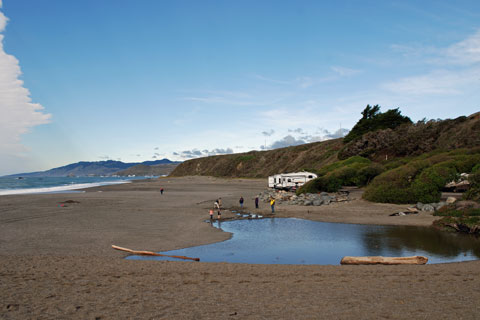 Wrights Beach Campground, Sonoma Coast State Park, CA