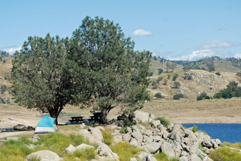 Fort Miller campground, Millerton Lake, CA