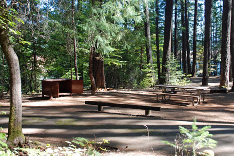 Tannery Gulch Campground at Trinity Lake
