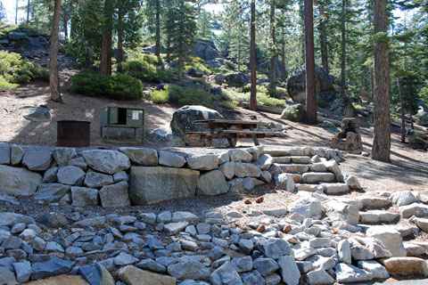 Campsite at D. L. Bliss State Park, Lake Tahoe