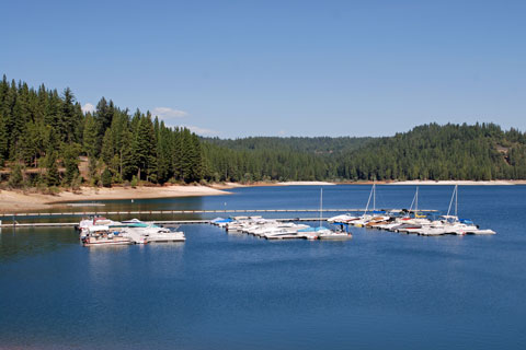 Sly Park Marina, Jenkinson Lake, Eldorado National Forest, CA