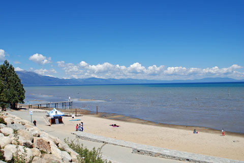 South Lake Tahoe beach