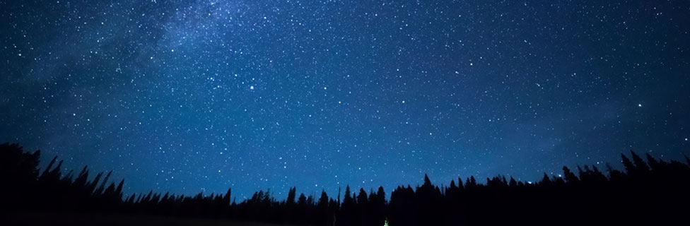 night sky, California