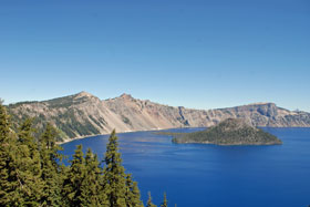 Crater Lake Oregon.