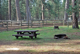 Graham Corral Horse Camp, Oregon.