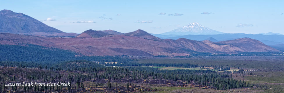 Lassen peak from Hat Creek, CA