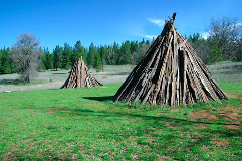 Indian Grinding Rock State Park MiWok Village, CA