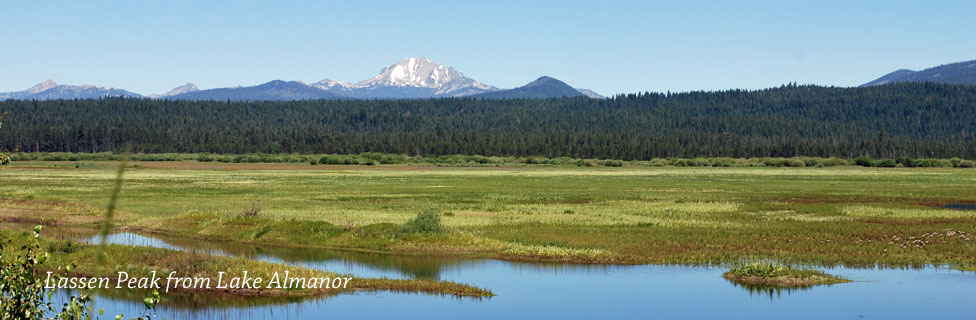 Lassen peak from Lake Almanor, CA