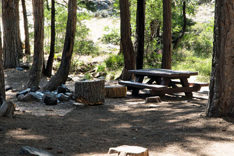 Indian Springs campsite, South Yuba River, Tahoe National Forest, California