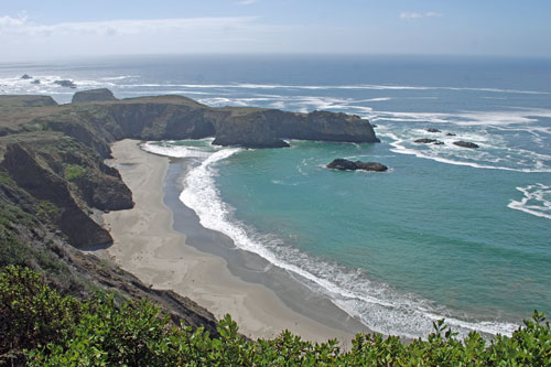 Mendocino coast,  Northern California campgrounds