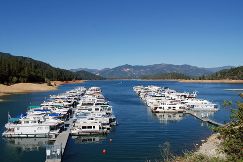 Shasta Lake,  Northern California campgrounds