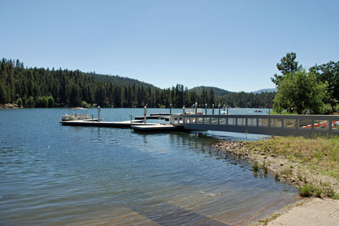 Lake Britton at McArthur-Burney Falls State Park campground