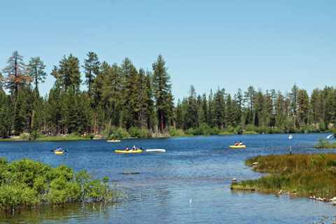 Manzanita Lake in Lassen Volcanic National Park