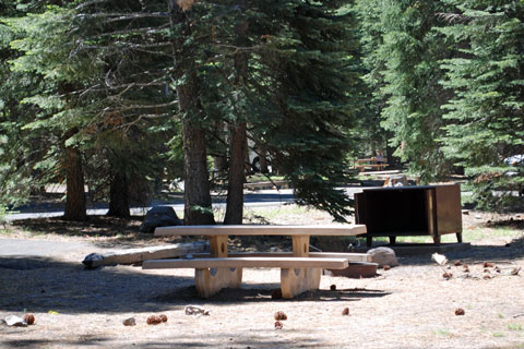 Manzanita Lake Campground in Lassen Volcanic National Park