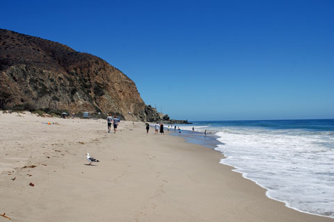 Sycamore Cove Beach at Point Mugu State Park, CA