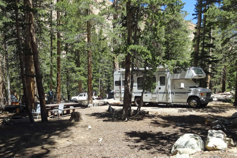 Trumbull Lake Campground at Virginia Lakes, Mono County, CA