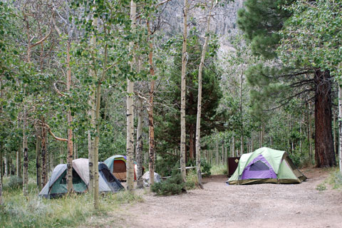 Aspen Grove Campground, Lee Vining Creek, CA