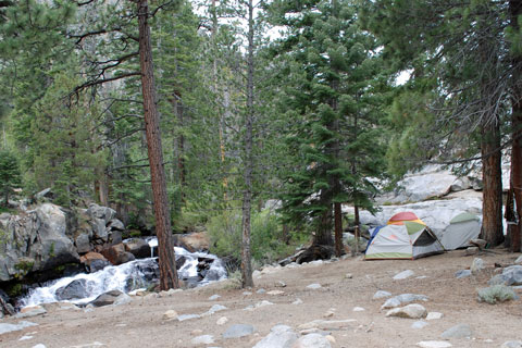 Aspen Grove Campground, Lee Vining Creek, CA